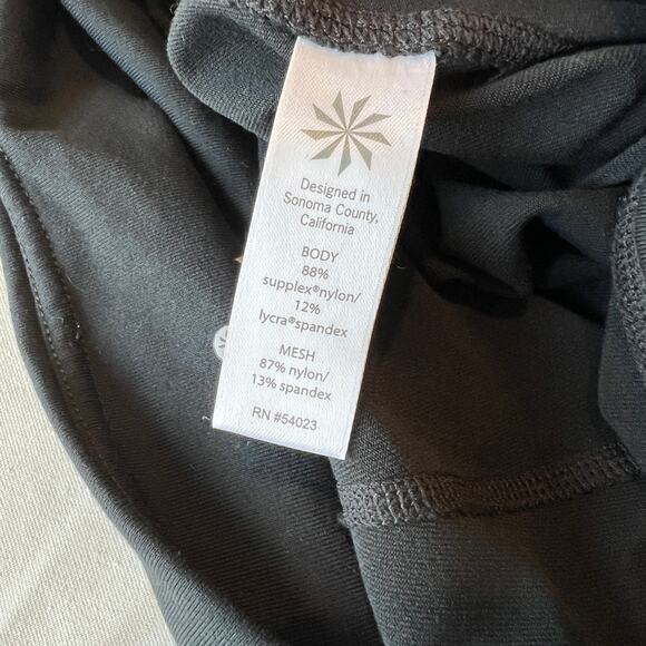 Athleta Side Zip Leggings Black with Rose Gold Hardware Women's M - Picture 9 of 13